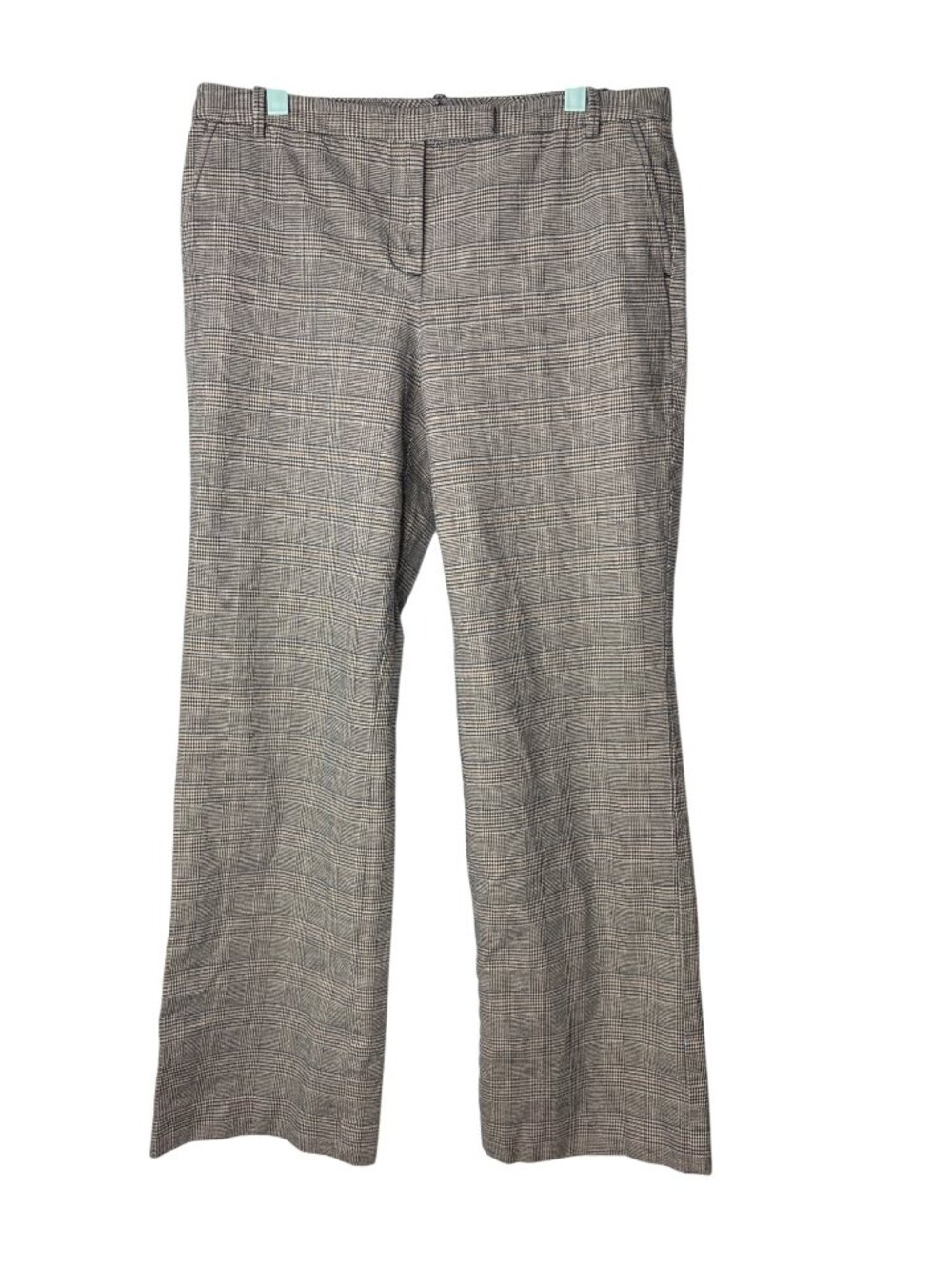 Ann Taylor LOFT Marisa Wide Leg Dress Pants Size 10 Vintage Y2K Plaid Multicolor
